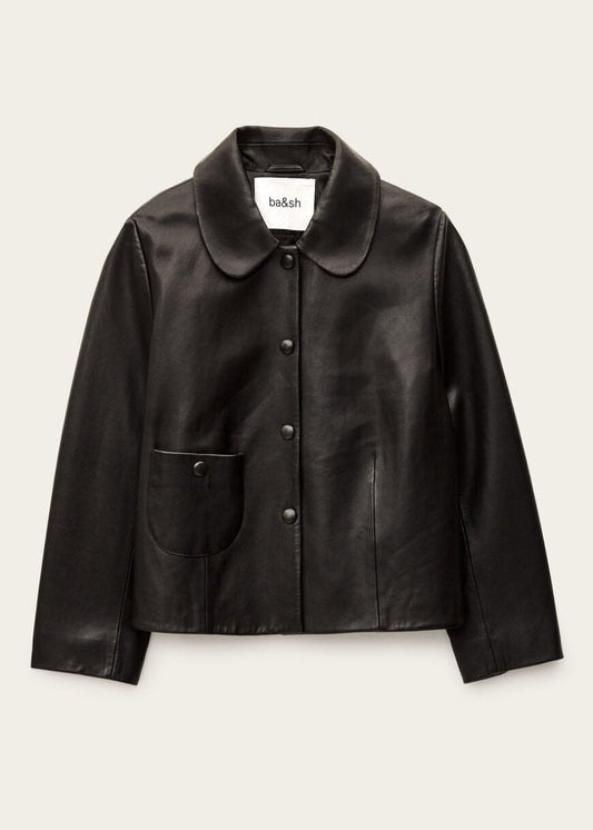 Mylos Jacket in Black from BA&SH at Edito boutique