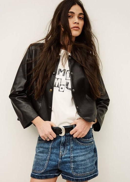 Mylos Jacket in Black from BA&SH at Edito boutique