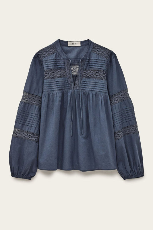 Nami Blouse in Blue from BA&SH at Edito boutique