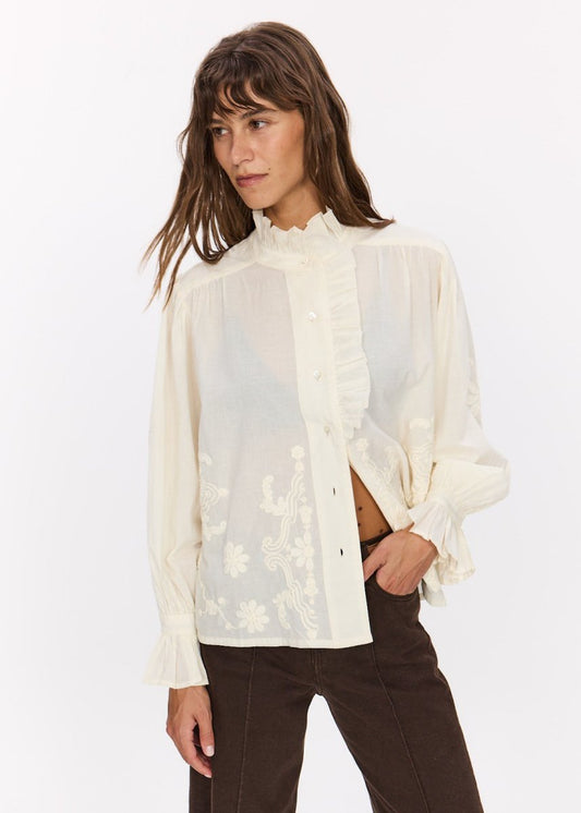 Naperoni Shirt in Ecru from STELLA FOREST at Edito Boutique