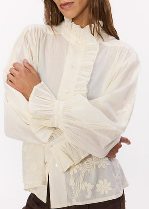 Naperoni Shirt in Ecru from STELLA FOREST at Edito Boutique