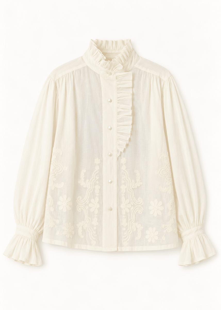 Naperoni Shirt in Ecru from STELLA FOREST at Edito Boutique