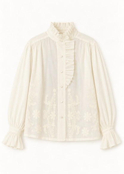 Naperoni Shirt in Ecru from STELLA FOREST at Edito Boutique
