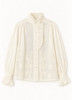 Naperoni Shirt in Ecru from STELLA FOREST at Edito Boutique