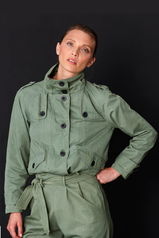 Natasha Nancy jacket in green from Edito boutique Australia