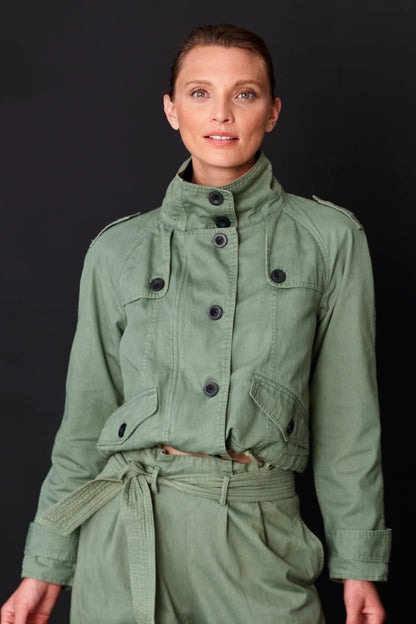 Natasha Nancy jacket in green from Edito boutique Australia