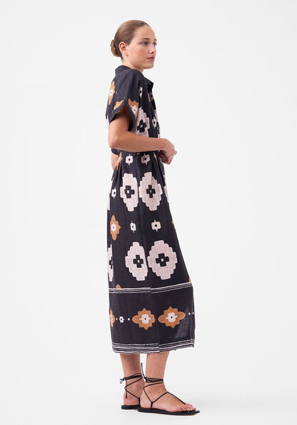 Navi Linen Shirt Dress from MORRISON at Edito boutique