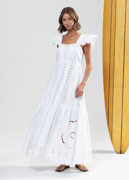 New Years Eve Sundress in White from BINNYWEAR at Edito boutique