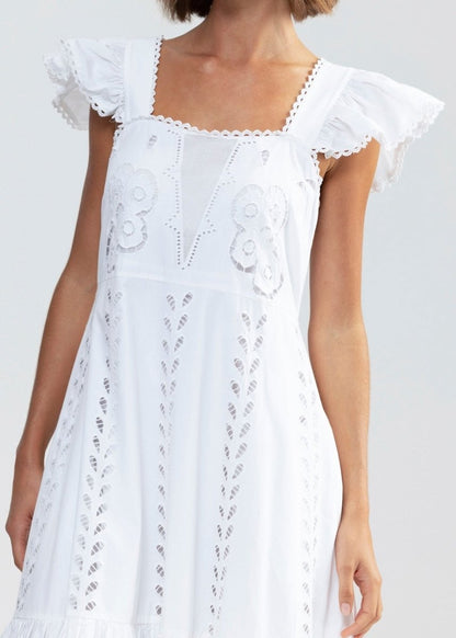New Years Eve Sundress in White from BINNYWEAR at Edito boutique