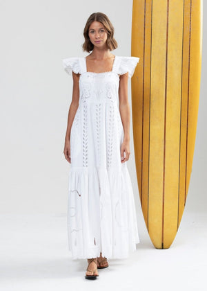 New Years Eve Sundress in White from BINNYWEAR at Edito boutique