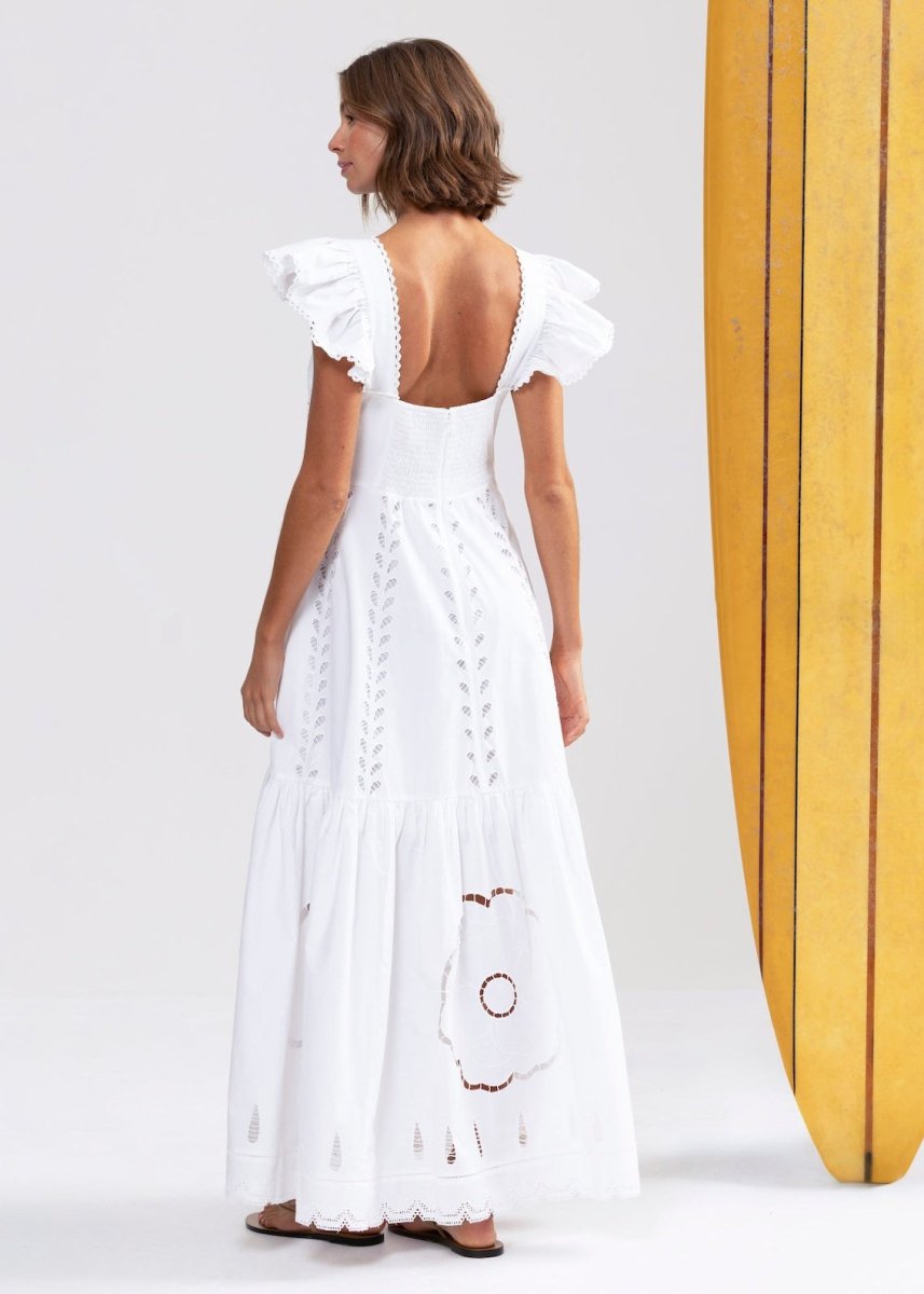 New Years Eve Sundress in White from BINNYWEAR at Edito boutique