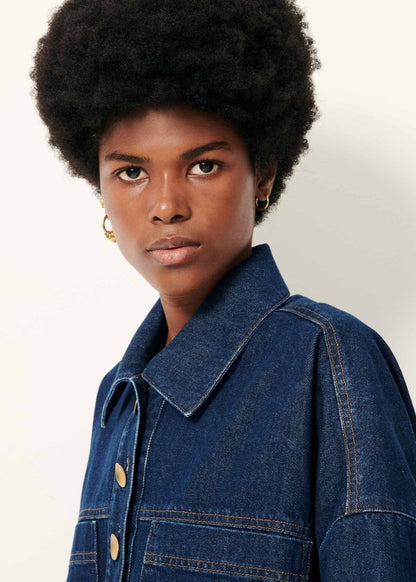 Newport Polo Shirt in Blue from SESSUN at Edito boutique