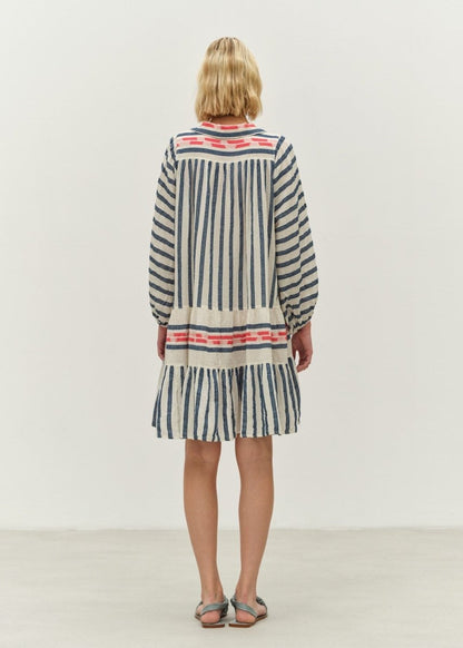 Nifty Dress in Navy/Red from DEVOTION TWINS at Edito boutique