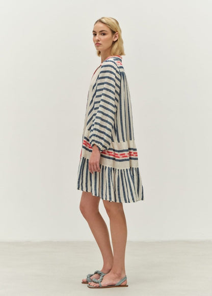 Nifty Dress in Navy/Red from DEVOTION TWINS at Edito boutique