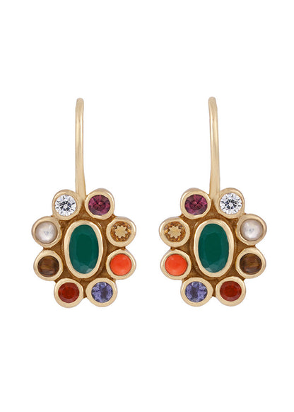 Nine Planets Earrings from Dorothée Sausset
