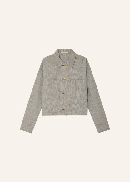 Notteri Overshirt in Whiblack from SESSUN at Edito boutique
