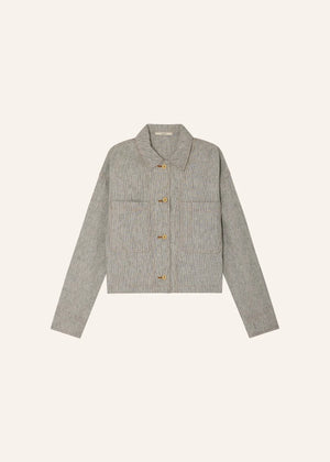 Notteri Overshirt in Whiblack from SESSUN at Edito boutique