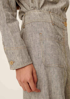 Notteri Overshirt in Whiblack from SESSUN at Edito boutique