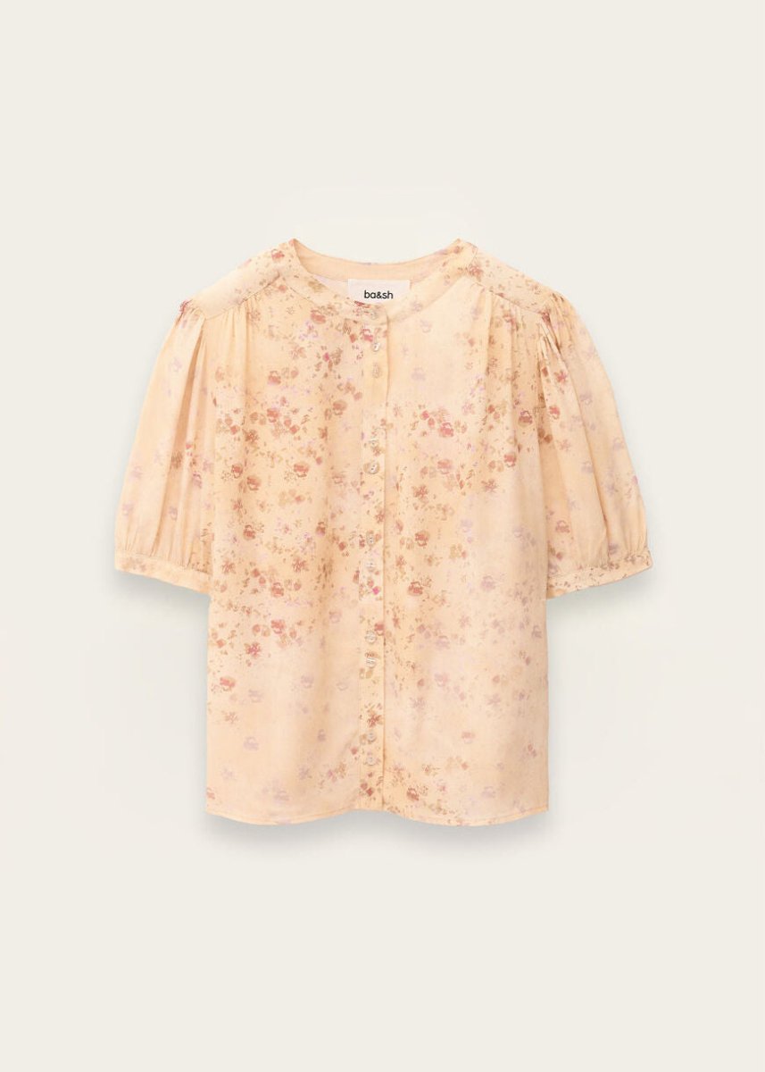 Novell Printed Shirt in Ecru from BA&SH at Edito boutique