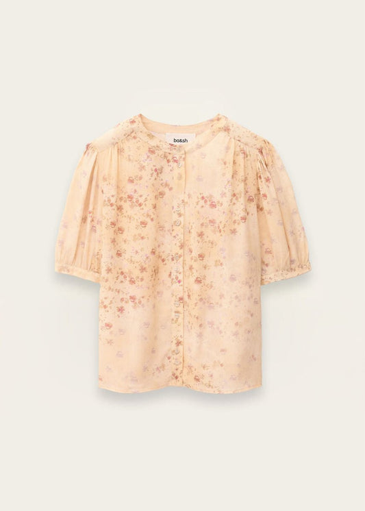 Novell Printed Shirt in Ecru from BA&SH at Edito boutique