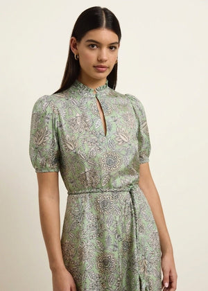 Oceanus Dress in Heritage Sage from HANNAH ARTWEAR at Edito boutique