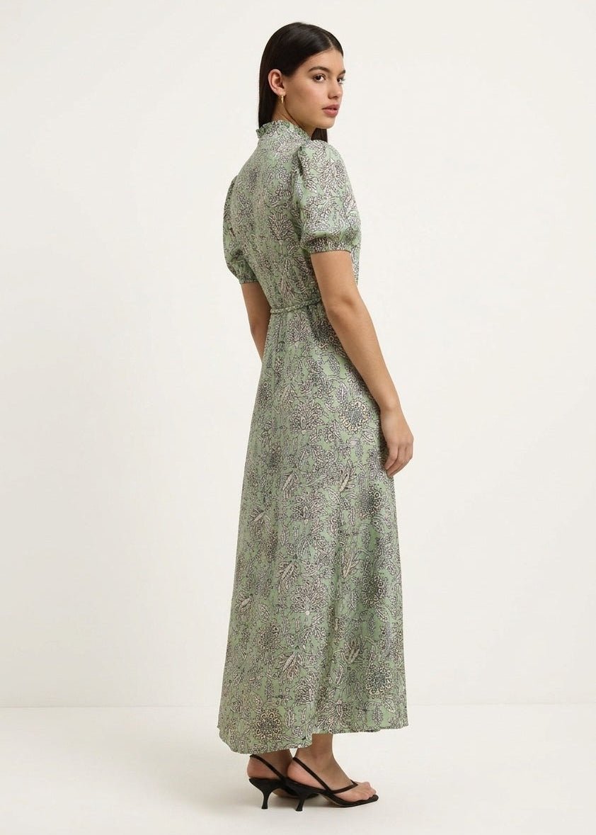 Oceanus Dress in Heritage Sage from HANNAH ARTWEAR at Edito boutique