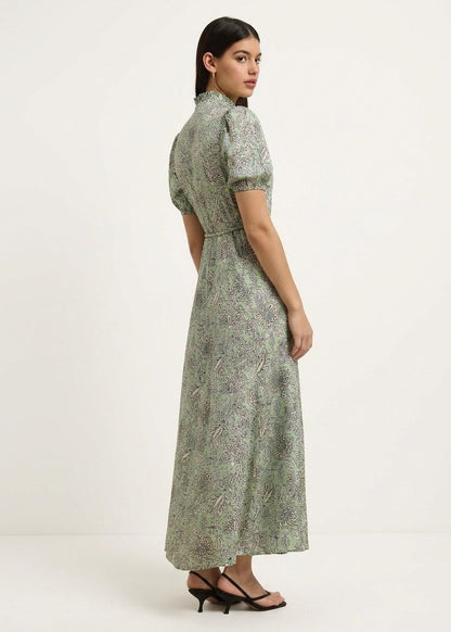 Oceanus Dress in Heritage Sage from HANNAH ARTWEAR at Edito boutique