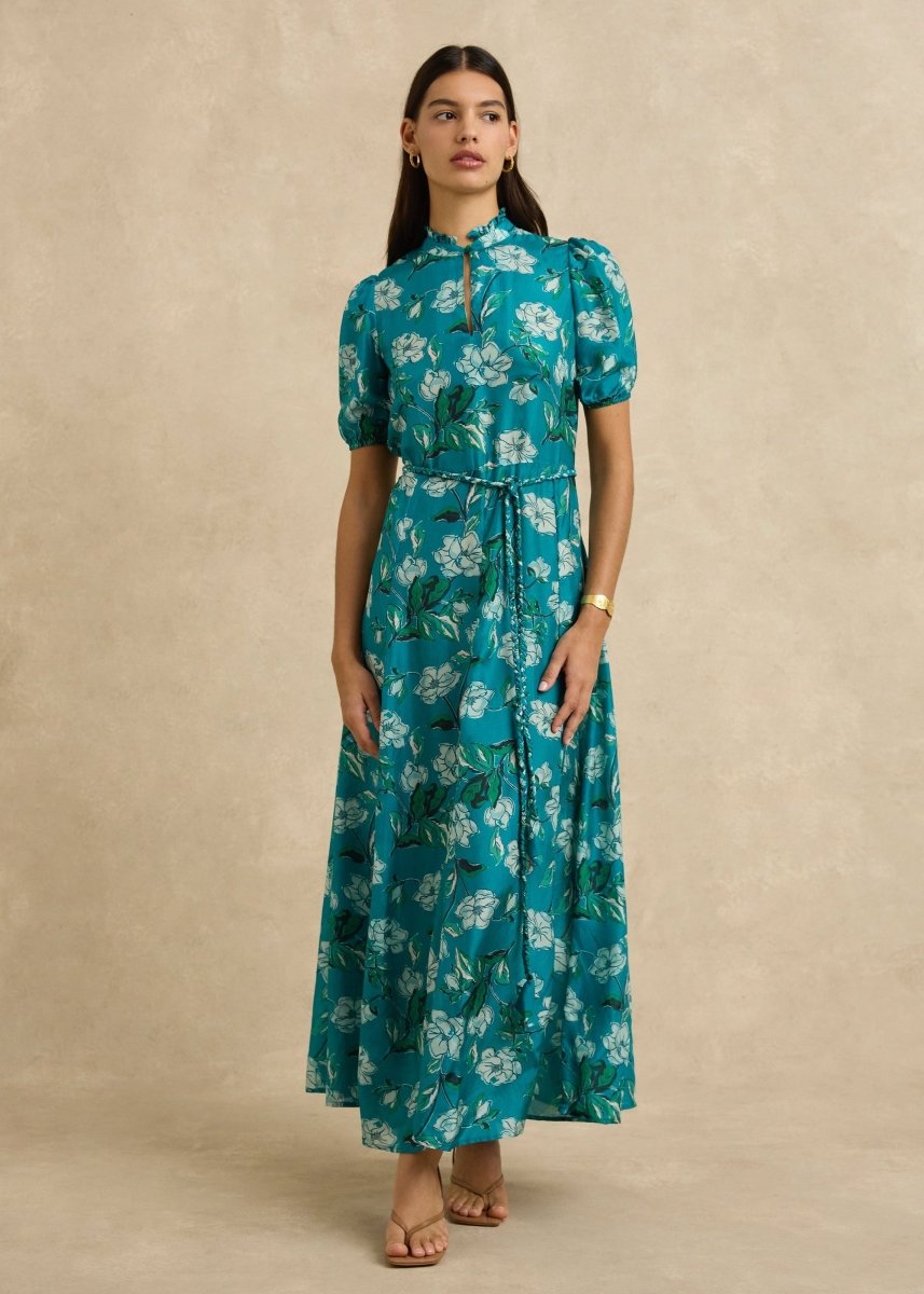 Oceanus Dress in Magnolia Blue | Hannah Artwear | Australia