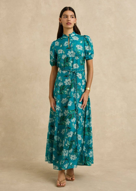 Oceanus Dress in Magnolia Blue from HANNAH ARTWEAR at Edito boutique