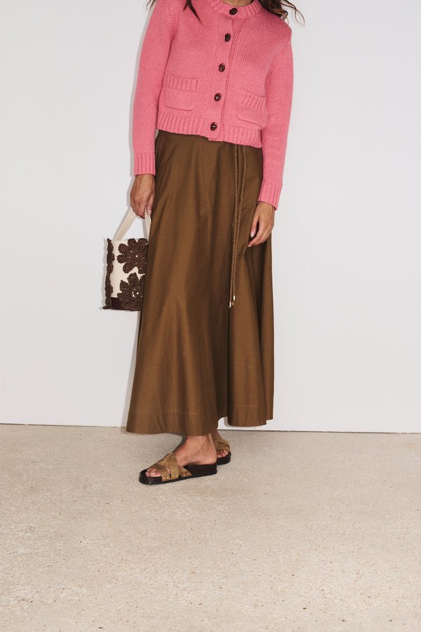 Octavia Skirt in Brown from STELLA FOREST at Edito boutique