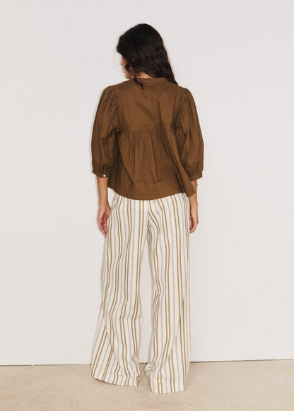 Octavia Tunic in Brown from STELLA FOREST at Edito boutique