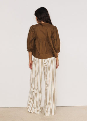 Octavia Tunic in Brown from STELLA FOREST at Edito boutique