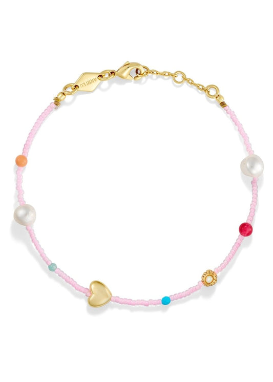 Oh So Fine Bracelet in Pink from ANNI LU at Edito boutique