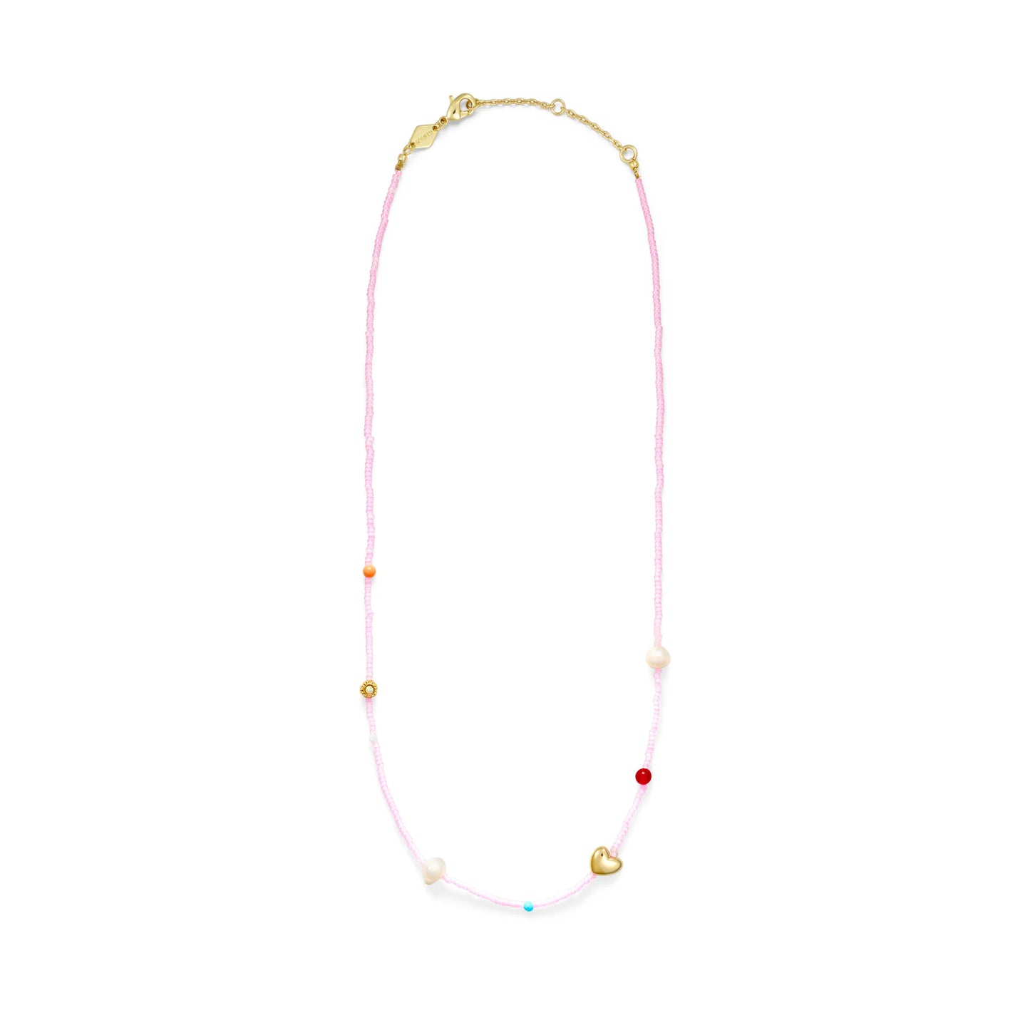 Oh So Fine Necklace in Pink from Anni Lu