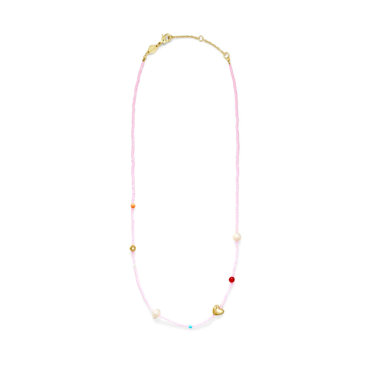 Oh So Fine Necklace in Pink from ANNI LU at Edito boutique