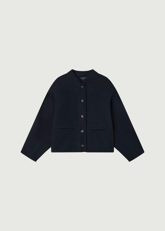 Olympe Jacket in Navy from Soeur