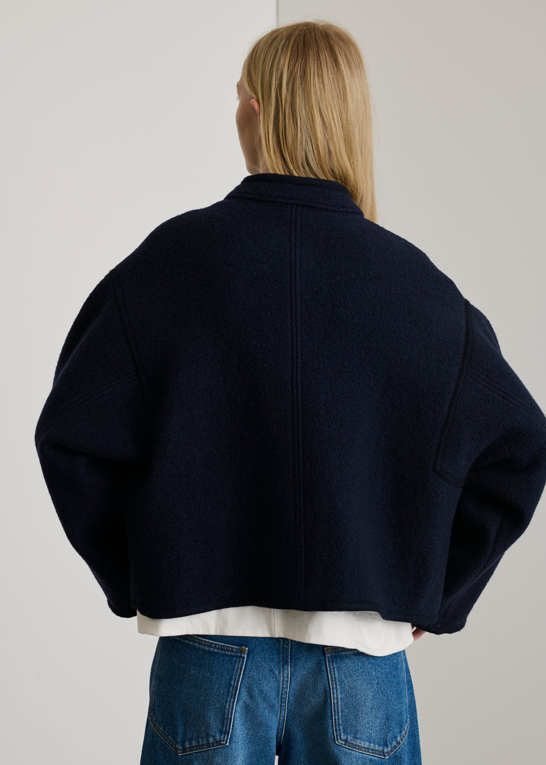 Olympe Jacket in Navy from Soeur