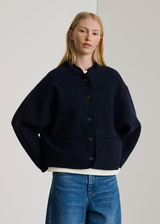 Olympe Jacket in Navy from Soeur