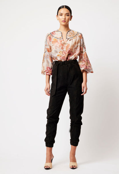 OnceWas Altair Top in Aries floral Print