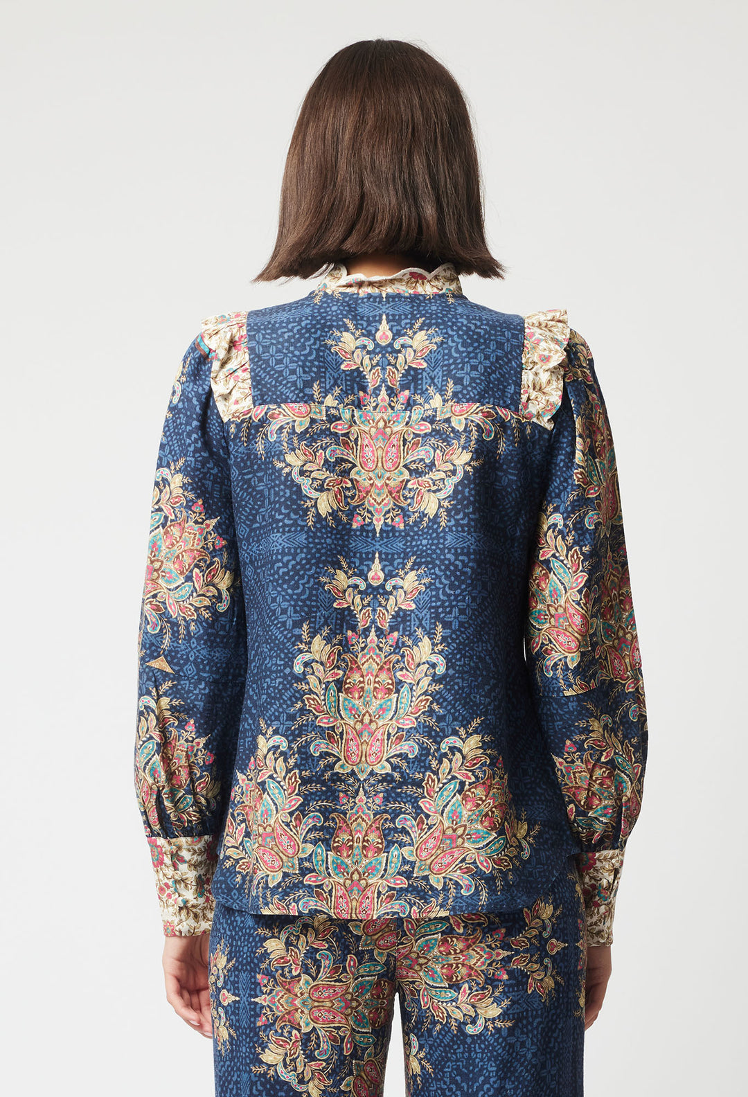 OnceWas Imperial Shirt in Oriental print