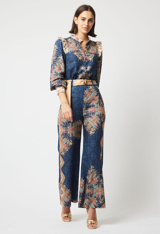 OnceWas Imperial Shirt in Oriental print