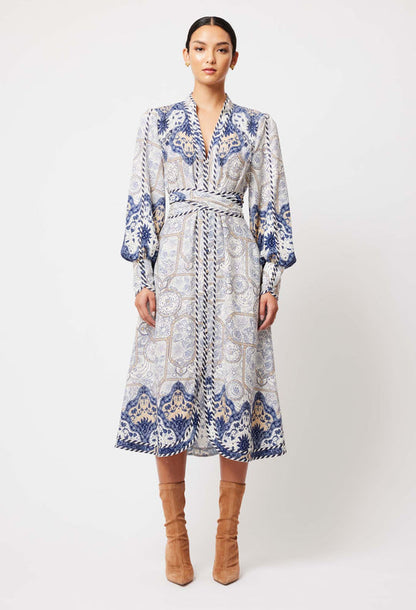 OnceWas Nova Dress in Astral Print