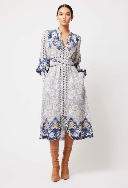 OnceWas Nova Dress in Astral Print