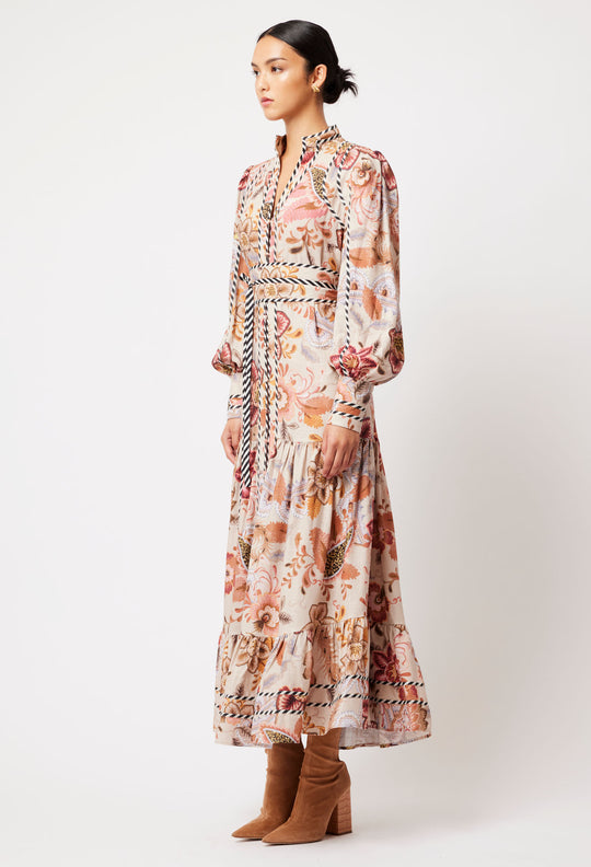 OnceWas Vega Dress in Aries Floral Print