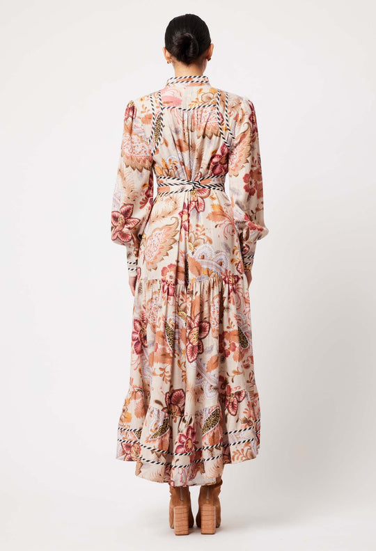 OnceWas Vega Dress in Aries Floral Print