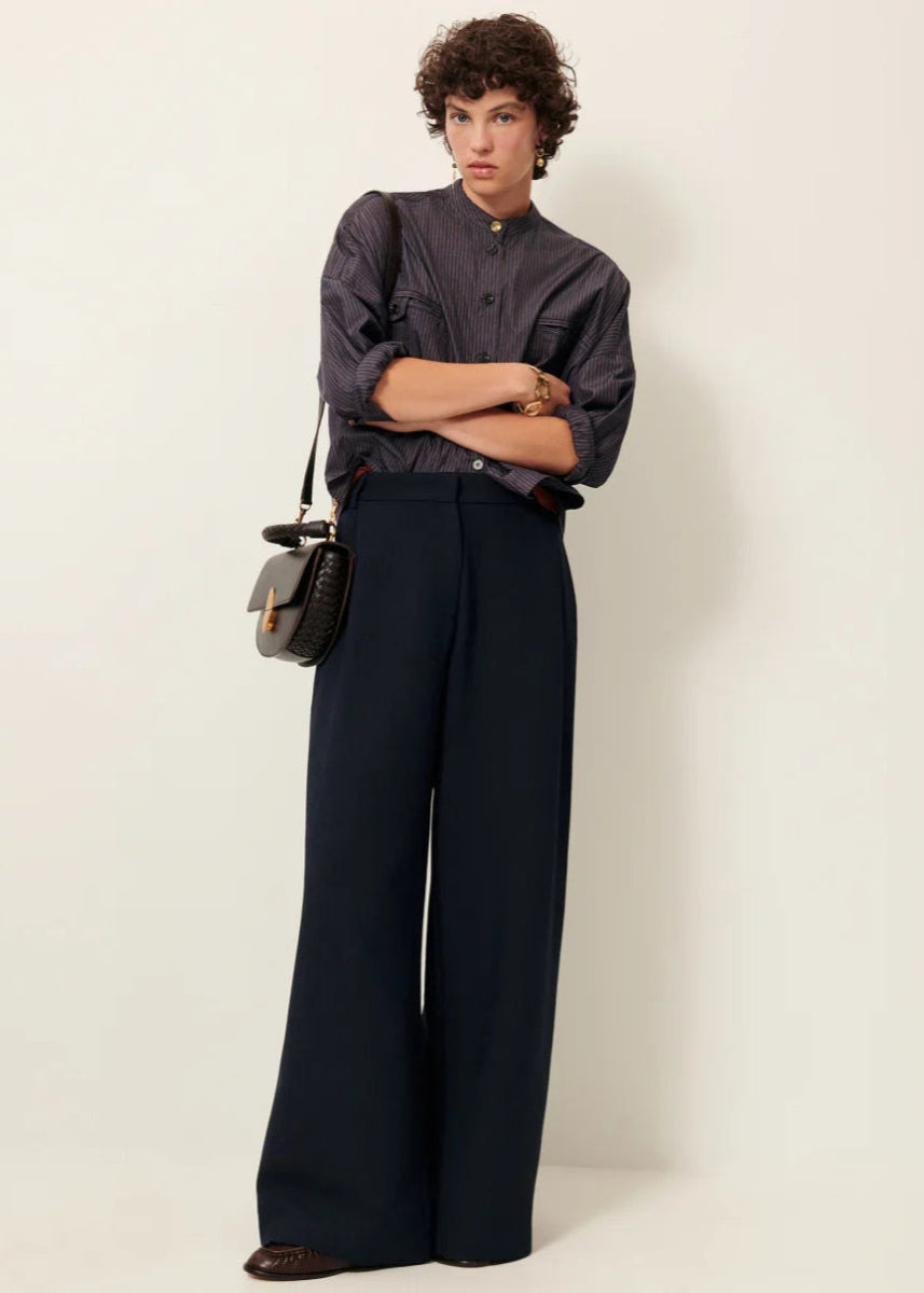 Orregia Shirt in Bluocra from SESSUN at Edito boutique