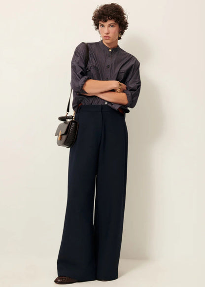 Orregia Shirt in Bluocra from SESSUN at Edito boutique