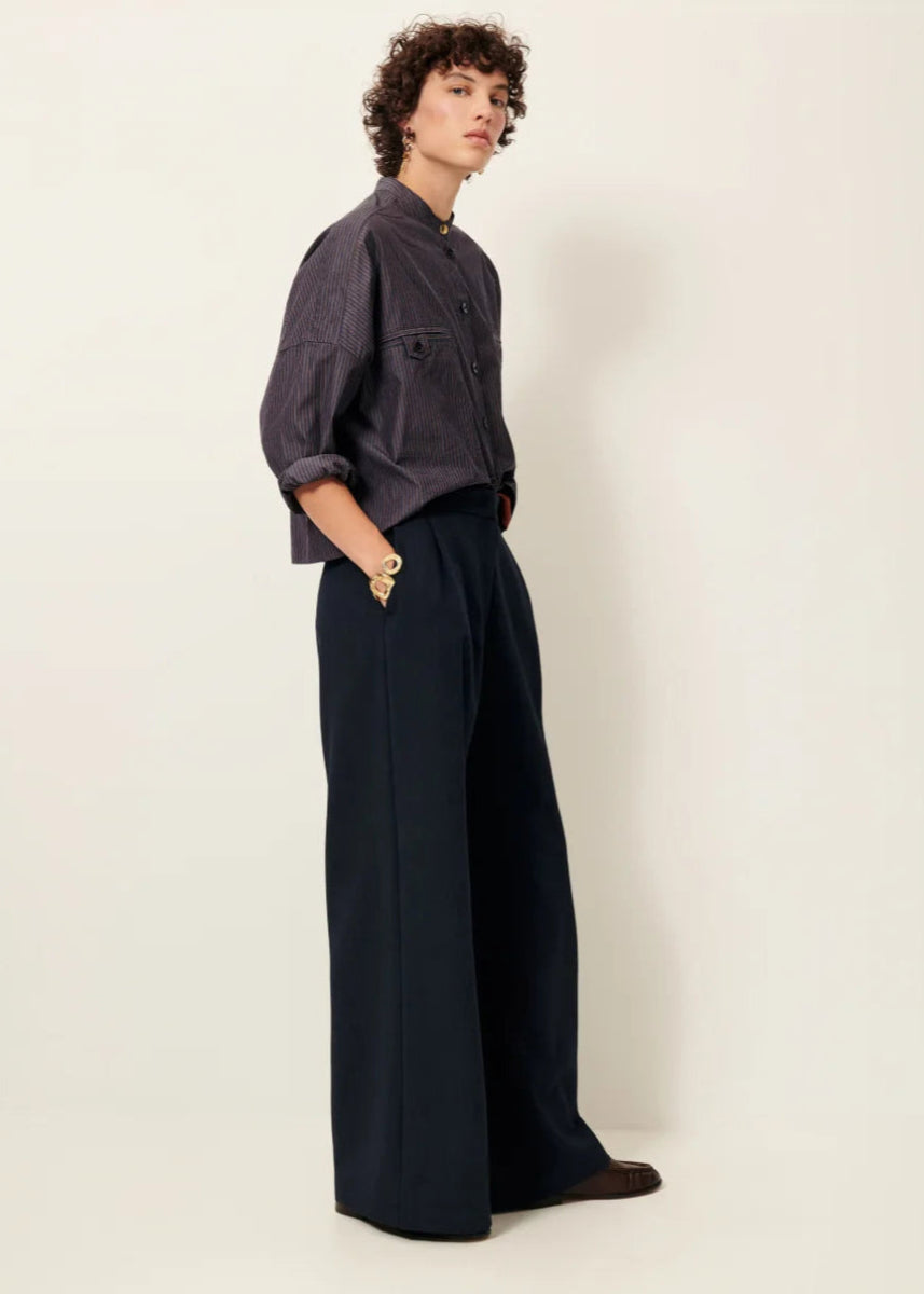 Orregia Shirt in Bluocra from SESSUN at Edito boutique