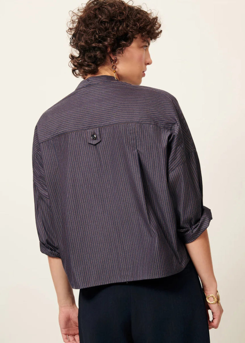 Orregia Shirt in Bluocra from SESSUN at Edito boutique