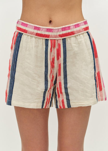 Outopia Short in Navy/Red from DEVOTION TWINS at Edito boutique